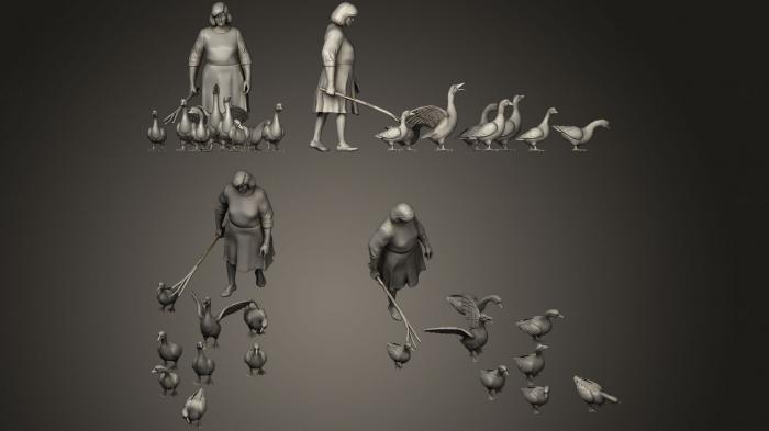 Figurines of people (STKH_0194) 3D model for CNC machine